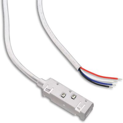 ISOLED Track48 alimentation en courant avec câble de connex. 50cm blanc, max. 6A, 4 pôles - 3 phases électrique rail 48V - Publicité ISOLED Track48 alimentation en courant avec câble de connex. 50cm blanc, max. 6A, 4 pôles - 3 phases électrique rail 48V - Publicité