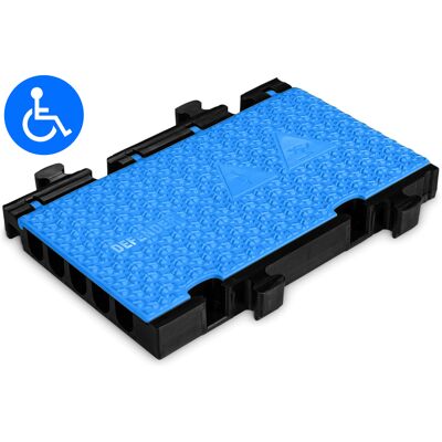 Defender MIDI 5 2D BLU HV - Système de Modules Midi 5 2D Blu pour l'accessibilité - demi Version - Passages de câbles - Publicité Defender MIDI 5 2D BLU HV - Système de Modules Midi 5 2D Blu pour l'accessibilité - demi Version - Passages de câbles - Publicité