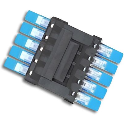 ISOLED Connecteur enfichable de passage 5 pôles, 0,5-2,5mm², max. 250V/10A - Accessoires divers - Publicité ISOLED Connecteur enfichable de passage 5 pôles, 0,5-2,5mm², max. 250V/10A - Accessoires divers - Publicité