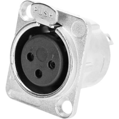 Adam Hall Connectors 3 STAR P XF3 - Prise encastrée XLR 3 pôles femelle - Prise encastrables - Publicité Adam Hall Connectors 3 STAR P XF3 - Prise encastrée XLR 3 pôles femelle - Prise encastrables - Publicité