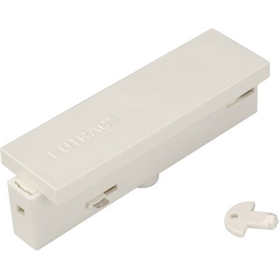 Eutrac 3 Phases Centre Alimentation - Blanc - Accessoires pour rails - Publicité Eutrac 3 Phases Centre Alimentation - Blanc - Accessoires pour rails - Publicité