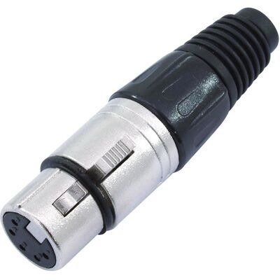 OMNITRONIC XLR socket 5pin bk - Connecteurs XLR 5 pole - Publicité OMNITRONIC XLR socket 5pin bk - Connecteurs XLR 5 pole - Publicité