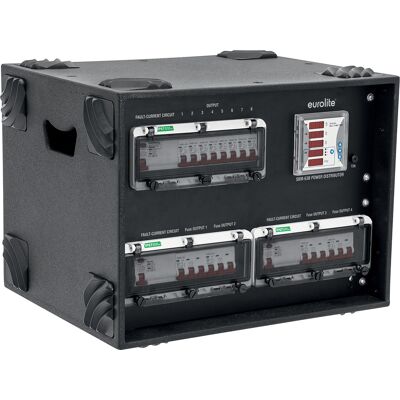 Distributeur de puissance EUROLITE SBM-63B - Distributeurs de courant 63 A 400 V - Publicité Distributeur de puissance EUROLITE SBM-63B - Distributeurs de courant 63 A 400 V - Publicité