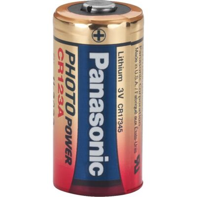 PANASONIC CR-123 Batterie Lithium - Accumulateurs, batteries et chargeurs - Publicité PANASONIC CR-123 Batterie Lithium - Accumulateurs, batteries et chargeurs - Publicité