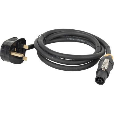 Connecteur DAP-Audio Power Pro True vers UK BS13, 1,5 m - Câbles Powercon - Publicité Connecteur DAP-Audio Power Pro True vers UK BS13, 1,5 m - Câbles Powercon - Publicité