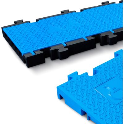 Defender MIDI 5 2D R BLU - Système de modules Midi 5 2D bleu pour l'accessibilité - Rampe - Passages de câbles - Publicité Defender MIDI 5 2D R BLU - Système de modules Midi 5 2D bleu pour l'accessibilité - Rampe - Passages de câbles - Publicité