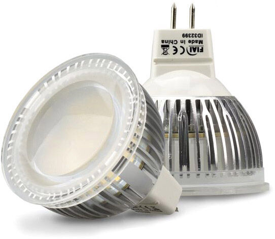 ISOLED Ampoule LED MR16 6W verre diffus, 120°, blanc neutre - Lampes LED socle GU5.3