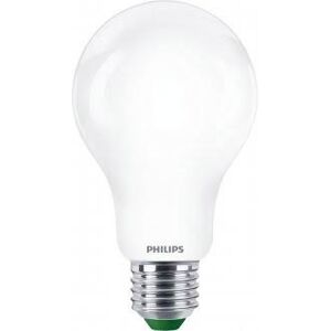 PHILIPS MAS Ampoule LEDND7.3-100W E27 827 A60 FR GUE: Il s'agit de l'ampoule LED la plus efficace de la marque Philips. 210 lm/W contribue à concrétiser la déclaration de durabilité de l'entreprise. Une durée de vie de 50 000 heures permet d'allonger le cycle de remplacement afin de réduire les déchets. Il s'agit non seulement d'un produit aux caractéristiques techniques élevées, mais qui conserve également la qualité de la lumière de la marque Philips. Données techniques: Longueur: 104 mm, Largeur: 60 mm, Hauteur: 60 mm, Diamètre: 60 mm, Socle: E27, Tension nominale: 220-240 V, Puissance nominale: 7,30 W, Courant nominal: 71 mA, Consommation d'énergie: 8 kWh/1000, Température de couleur: 2700 K, Couleur de la lumière: Chaud, Faisceau lumineux: 1535 lm, Efficacité lumineuse: 210 lm/W, Restitution des couleurs: 80-89 CRI, Avec variateur de lumière: Non, Durée de vie: 50000 h, Cycles de fonctionnement: 50000, Indice de protection: IP20, Classe d'efficacité énergétique: A, Couleur: Blanc, Forme de la lampe: En forme de poire, Lampe à filament: oui, Finition verre/couvercle: Mat, Cohérence des couleurs (McAdam-Ellipse): SDCM6, Réglage phase descendante: non, Réglage phase ascendante: non, Réglage Touch and Dim: non, Réglage Zigbee: non, Facteur de puissance cos phi: 0.4, Indice d'efficacité énergétique (EEI): 0.0648, Désignation de lampe: Type A, Distorsion harmonique (THD): 1.16, Commande à distance possible: non, Avec détecteur de mouvement: non, Avec télécommande: non, Avec interrupteur crépusculaire: non, Sécurité photobiologique selon EN 62471: RG1, Compatible avec Apple HomeKit: non, Compatible avec Google Assistant: non, Compatible avec Amazon Alexa: non, Compatible IFTTT: non, Type de tension: CA, Adapté à un ballast électronique: non image