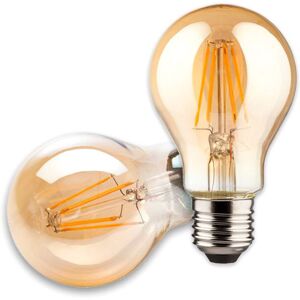 ISOLED Ampoule LED Vintage Line E27 8W, blanc ultra chaud, gradable - Lampes LED socle E27