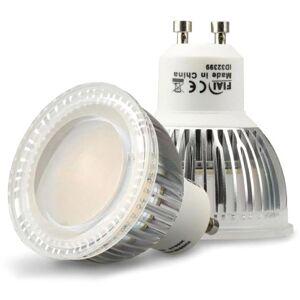 ISOLED Ampoule LED GU10 6 W verre diffuse, 120°, blanc chaud - Lampes LED socle GU10