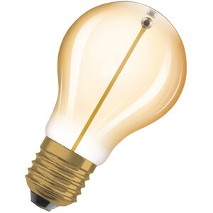 OSRAM Vintage 1906® LED CLASSIC A, Globe et EDISON AVEC FILAMENT-STYLE MAGNÉTIQUE 1.8W 827 Or E27 - Lampes LED socle E27