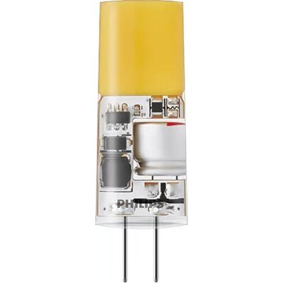 PHILIPS CorePro LEDcapsule LV - Lampe LED/Multi-LED - Consommation électrique : 2,4 W - Efficacité - Lampes LED socle G4 - Publicité PHILIPS CorePro LEDcapsule LV - Lampe LED/Multi-LED - Consommation électrique : 2,4 W - Efficacité - Lampes LED socle G4 - Publicité