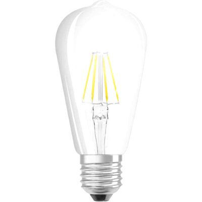 Osram LED STAR CL Edison FIL 60 non-dim 6,5W/827 E27 - Lampes LED socle E27 - Publicité Osram LED STAR CL Edison FIL 60 non-dim 6,5W/827 E27 - Lampes LED socle E27 - Publicité