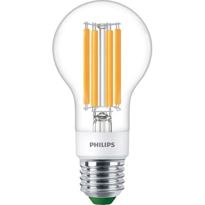 PHILIPS MAS LEDBulb D 4-60W E27 827 A60 CL G UE Lampe LED FM A60 4W A 2700K 840lm kl AC - Lampes LED socle E27 - Publicité PHILIPS MAS LEDBulb D 4-60W E27 827 A60 CL G UE Lampe LED FM A60 4W A 2700K 840lm kl AC - Lampes LED socle E27 - Publicité