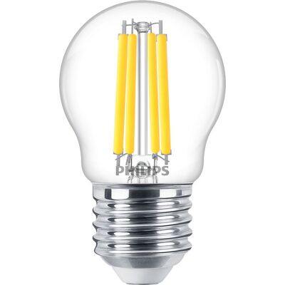 PHILIPS MAS VLE LEDLusterD3.4-40W E27 P45 927CLG FM E27 P45 3,4 W 2700 K 470 lm D dim transparent - Lampes LED socle E27 - Publicité PHILIPS MAS VLE LEDLusterD3.4-40W E27 P45 927CLG FM E27 P45 3,4 W 2700 K 470 lm D dim transparent - Lampes LED socle E27 - Publicité