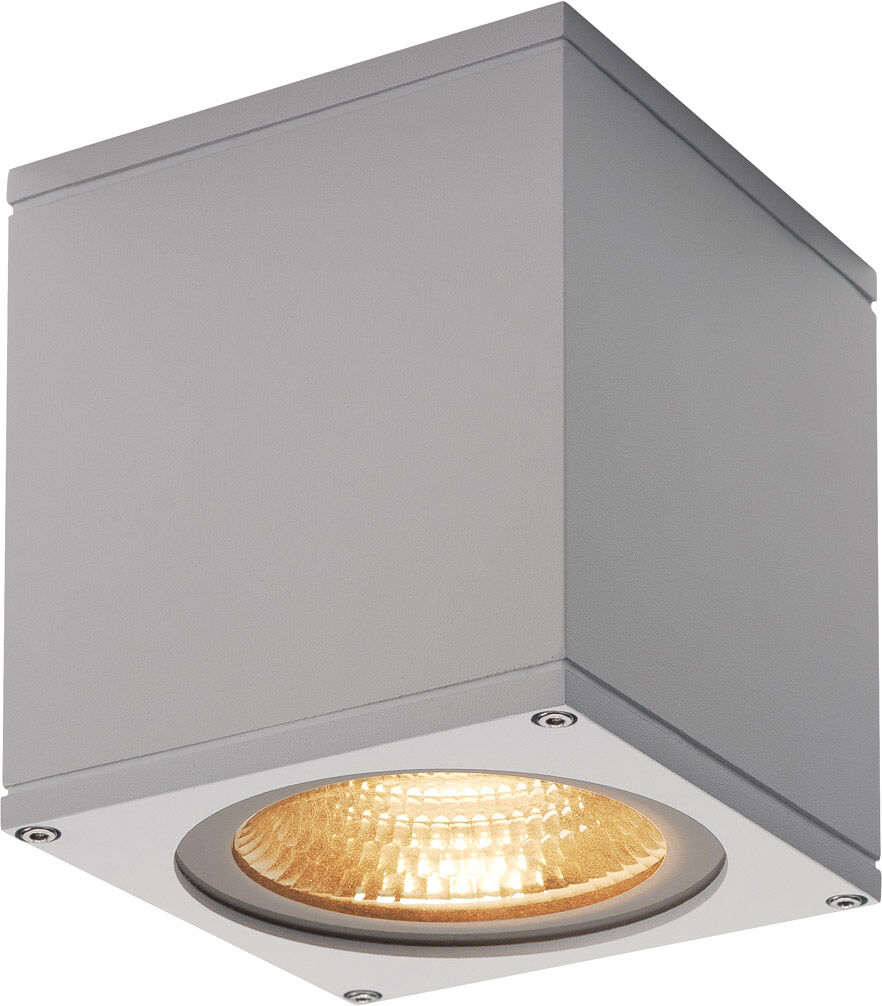 SLV Plafonnier extérieur BIG THEO CEILING LED, 3000K, gris argent - Lampes sur pied, murales et de plafond (extérieur)