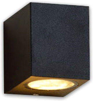 ISOLED Luminaire mural 1xGU10, IP54, noir sable, sans ampoule - Lampes murales et de plafond