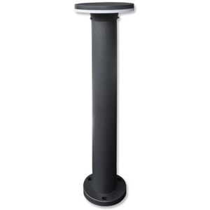 ISOLED Éclairage d'allée LED borne 3, 60 cm, 12 W, noir sable, blanc chaud - Lampes sur pied, murales et de plafond (extérieur)