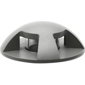 ISOLED Spot encastré LED dans le sol, rond 4SIDE 60mm, noir, 12-24V, IP67, 3W, 60°, blanc chaud - Luminaires encastrés (extérieur)