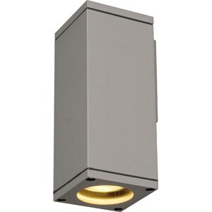 SLV THEO, applique extérieure, gris argent, GU10/QPAR51, 35W max, IP44 - Lampes sur pied, murales et de plafond (extérieur)