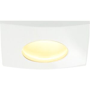 SLV OUT 65, encastré de plafond extérieur, carré, blanc, LED, 11W, 3000K, IP65, variable Triac - Luminaires encastrés (extérieur)