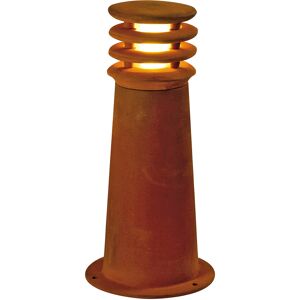 SLV RUSTY® 40, borne extérieure, rouille, E27, 11W max, IP55 - Séries de lampes (extérieur)