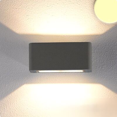 Lampe Murale IsoLED - 4x3W CREE IP54 Anthracite Blanc Chaud - Publicité Lampe Murale IsoLED - 4x3W CREE IP54 Anthracite Blanc Chaud - Publicité