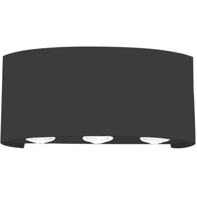 Lampadaire LED IsoLED - Up&Down 6,8W IP54, Noir Sable - Blanc Chaud - Type de Produit - Publicité Lampadaire LED IsoLED - Up&Down 6,8W IP54, Noir Sable - Blanc Chaud - Type de Produit - Publicité