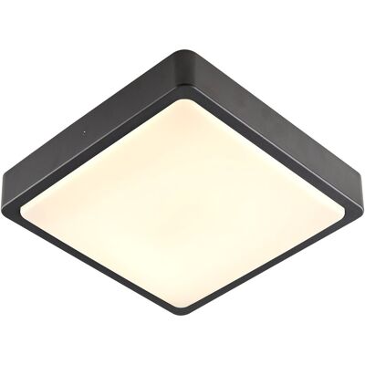 SLV AINOS, applique et plafonnier extérieur, carré, anthracite, LED, 17W, 3000K/4000K, IP65 - Lampes sur pied, murales et de plafond (extérieur) - Publicité SLV AINOS, applique et plafonnier extérieur, carré, anthracite, LED, 17W, 3000K/4000K, IP65 - Lampes sur pied, murales et de plafond (extérieur) - Publicité