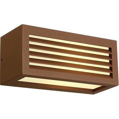 SLV BOX-L, applique extérieure, rouille, E27, 18W max, IP54 - Lampes sur pied, murales et de plafond (extérieur) - Publicité SLV BOX-L, applique extérieure, rouille, E27, 18W max, IP54 - Lampes sur pied, murales et de plafond (extérieur) - Publicité