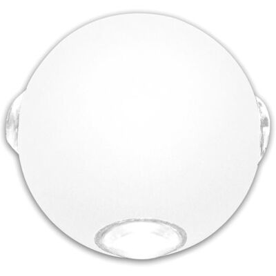 ISOLED Applique LED - 4x1W CREE, IP54, sable blanc, blanc chaud - Publicité ISOLED Applique LED - 4x1W CREE, IP54, sable blanc, blanc chaud - Publicité