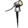 SLV LED SPIKE, projecteur extérieur, anthracite, LED, 6W, 3000K, IP55 - Lampes sur pied, murales et de plafond (extérieur)