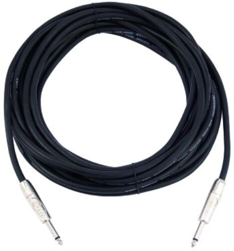 OMNITRONIC Câble Jack 6.3 mono 10m bk ROAD - Câble à prise jack
