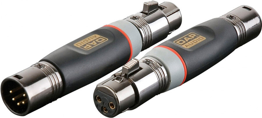 DAP-Audio XGA29 - XLR/M 5P to XLR/F 3P - Adaptateurs