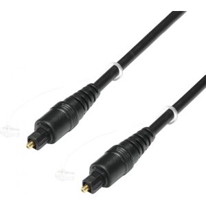 Adam Hall Cables 3 STAR DTOS 4M 0100 - Câble Audionumérique Toslink vers Toslink 4 mm Ø 1,0 m - Câbles Toslink