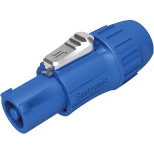 Seetronic Power Pro Cable Connector Bleu - Connecteurs Powercon