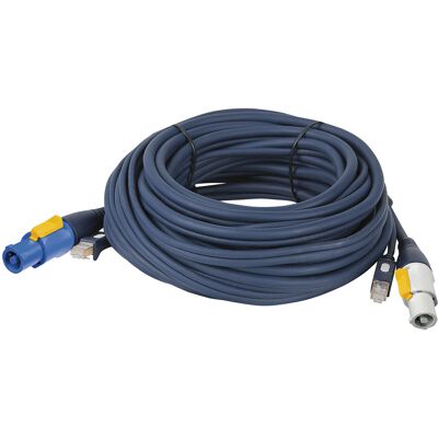 DAP-Audio powerCON/RJ45 - powerCON/RJ45 - Données / Alimentation 0,5 m - Câbles hybrides - Publicité DAP-Audio powerCON/RJ45 - powerCON/RJ45 - Données / Alimentation 0,5 m - Câbles hybrides - Publicité