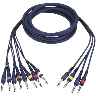 DAP-Audio FL69 - 8 prises jack mono vers 4 prises jack stéréo, 6 m - Câble à prise jack - Publicité DAP-Audio FL69 - 8 prises jack mono vers 4 prises jack stéréo, 6 m - Câble à prise jack - Publicité