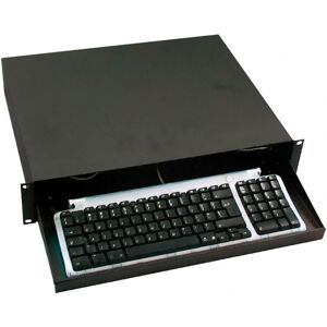 Showgear 19 Inch Keyboard Drawer Panneau pour clavier d’ordinateur - Tiroirs de baie pour malles