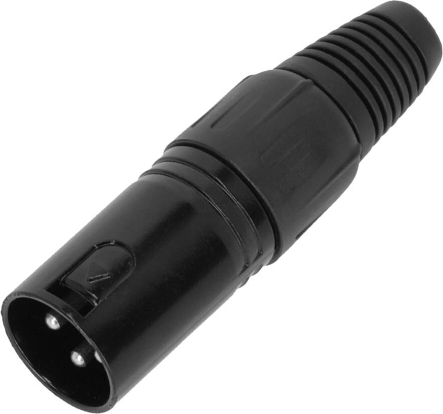 Adam Hall Connectors 3 STAR CX M3 BLK - XLR mâle 3 pôles - Connecteur XLR 3 pol.