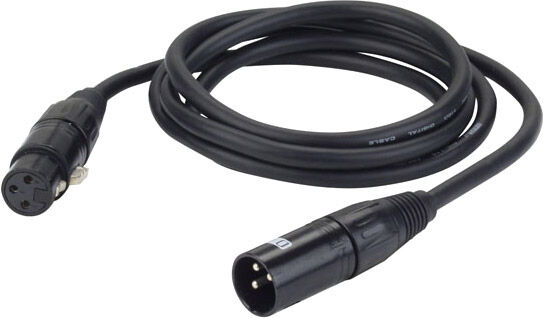 DAP-Audio FL09 - DMX/AES-EBU XLR/M 3P to XLR/F 3P 10 m - Câbles XLR 3 pol