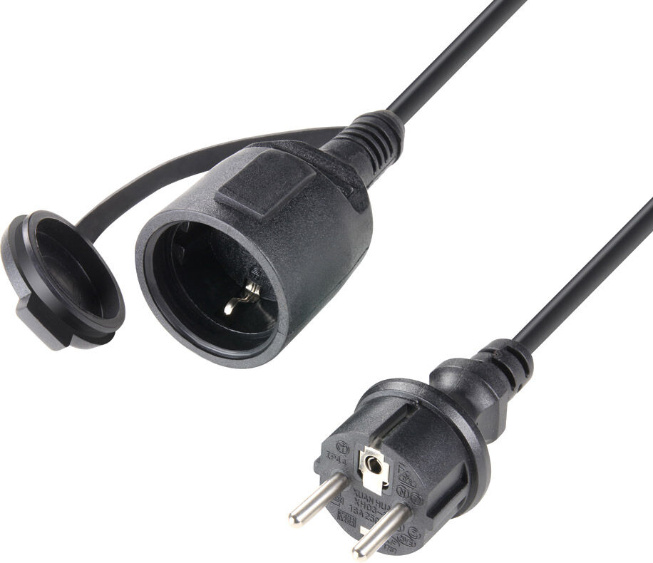 Adam Hall Cables 3 STAR PND 0300 - Power Extension Cable Schuko H05RR-F3G1.5   3 m - Câbles Schuko