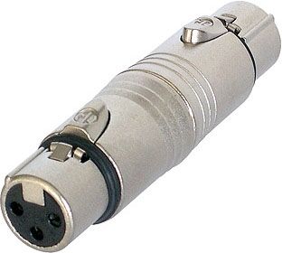 Neutrik NA 3 FF Adaptateur XLR femelle vers XLR femelle - Adaptateurs