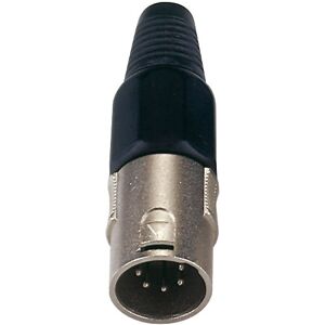 DAP-Audio XLR 5P Connector, male Embout noir - Connecteurs XLR 5 pole