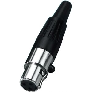 MONACOR XLR-307/J XLR mâles et femelles mini, 3 pôles - Connecteur XLR 3 pol.