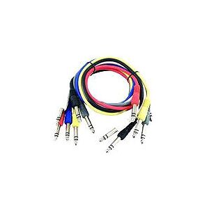 OMNITRONIC Câble Jack 6.3 Patchcord stéréo 6x0.9m - Câbles de patch