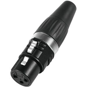 HICON Fiche XLR 3 broches HI-X3CF-BLK - Connecteur XLR 3 pol. Publicité HICON Fiche XLR 3 broches HI-X3CF-BLK - Connecteur XLR 3 pol. Publicité