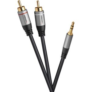 celexon 2x Cinch vers jack stéréo 3,5mm Câble audio 1,0m - Professional Line - Câbles audio RCA - Publicité celexon 2x Cinch vers jack stéréo 3,5mm Câble audio 1,0m - Professional Line - Câbles audio RCA - Publicité