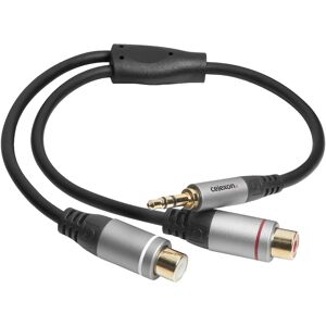 Celexon - 3,5mm stereo vers 2x Cinch - 0,25m - Adaptateur audio - Publicité Celexon - 3,5mm stereo vers 2x Cinch - 0,25m - Adaptateur audio - Publicité