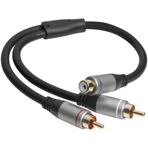 celexon 2x Cinch vers Cinch M/F adaptateur audio 0,25m - Professional Line - Câbles audio RCA - Publicité celexon 2x Cinch vers Cinch M/F adaptateur audio 0,25m - Professional Line - Câbles audio RCA - Publicité